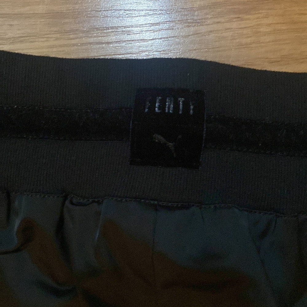 Black wide leg Puma pants (Rihanna Fenty collection )
